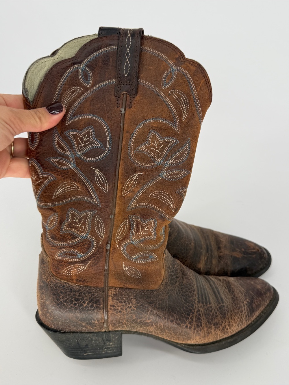 Ariat Western Boots Brown Size 6